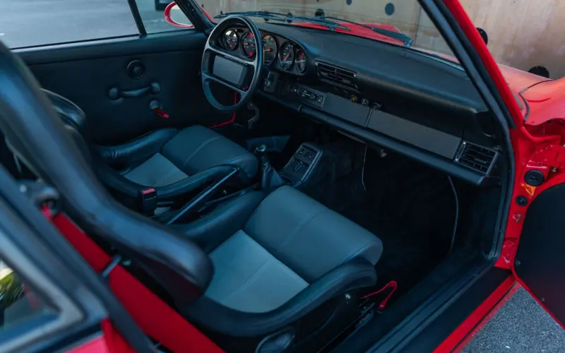 Porsche 964 Carrera RS * 32.500KM * Restauriert * Indisch Rot - 135675