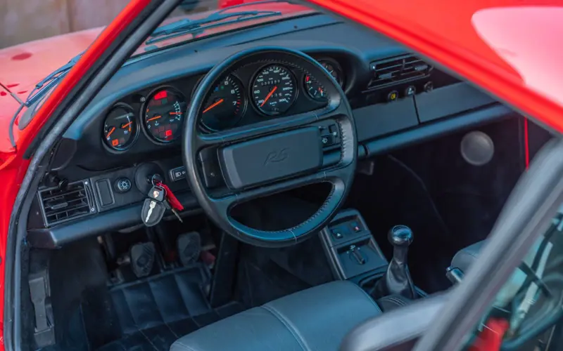 Porsche 964 Carrera RS * 32.500KM * Restauriert * Indisch Rot - 164609