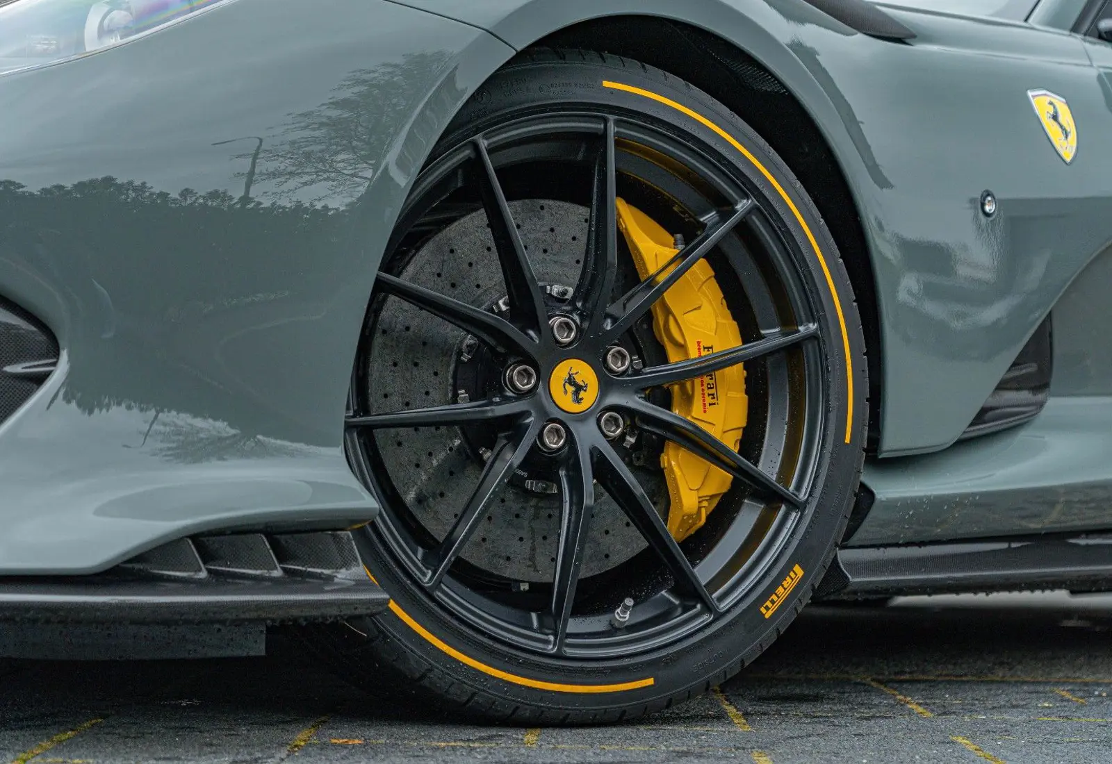 Ferrari 812 Competizione * 1 of 8 color ! * GRIGIO MEDIO *  - 137919